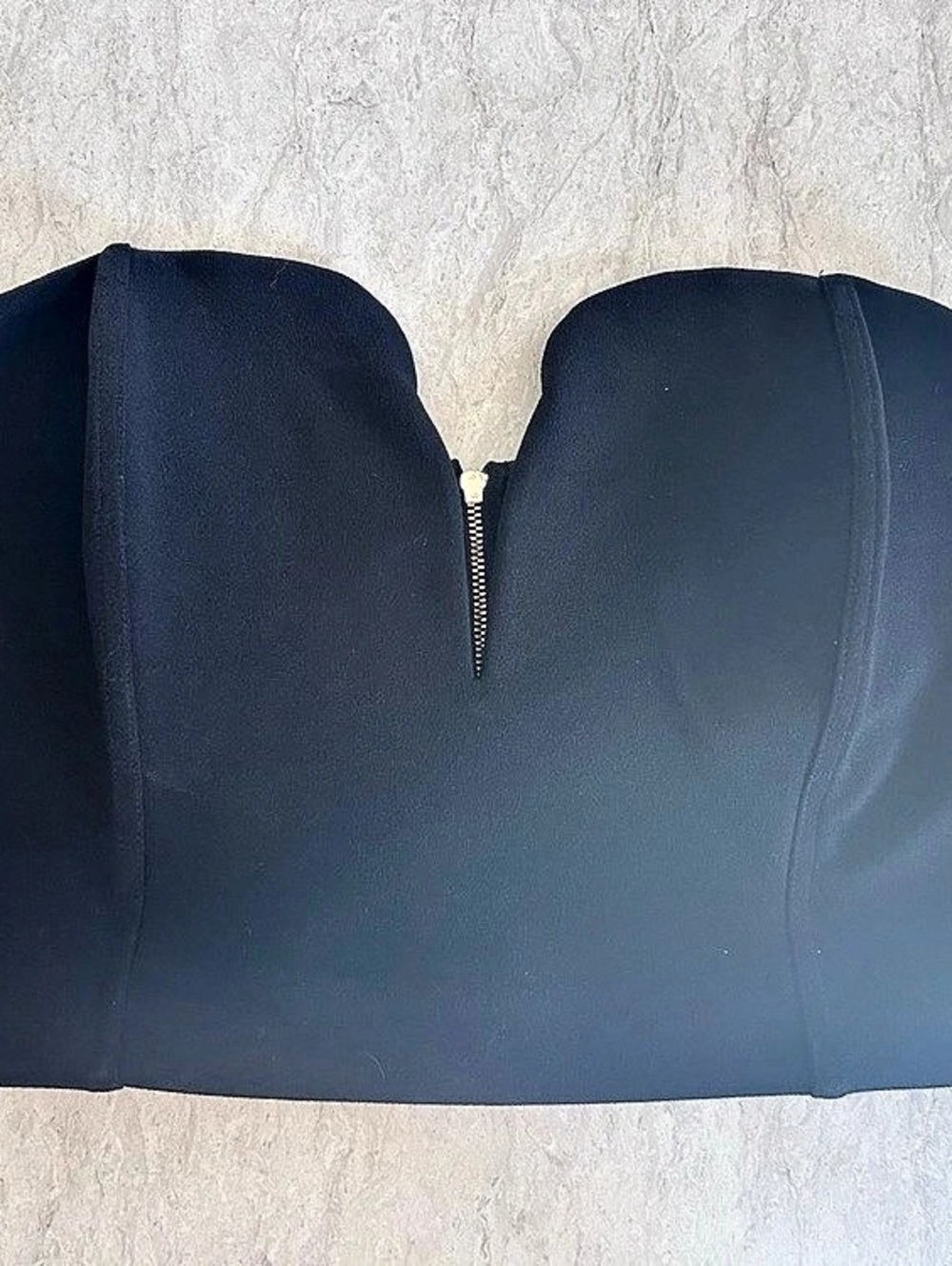 Dynamite Bustier Crop Top Black Corset Crop Top Size Large Like New